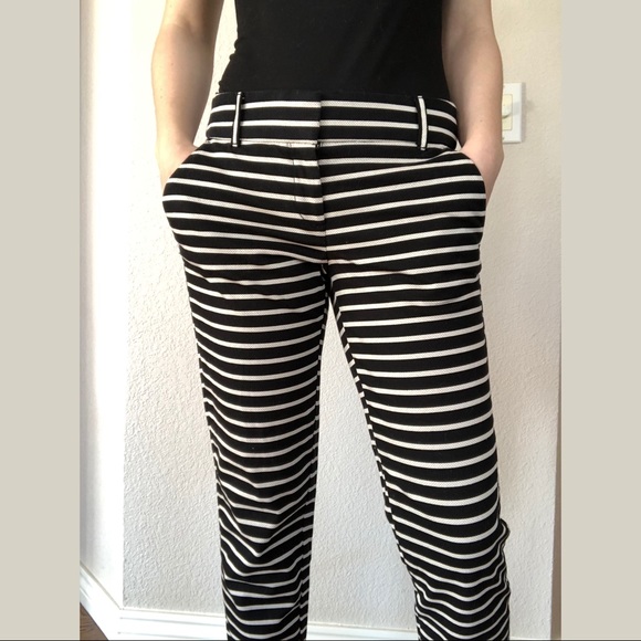 Ann Taylor Striped Capris from LOFT - Picture 2 of 5